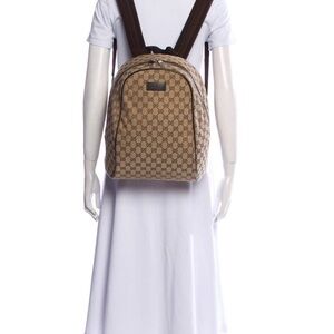 Gucci GG Monogram Canvas Backpack